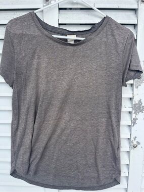 Basic Short H&M size 6 short sleeved Tee - Gray